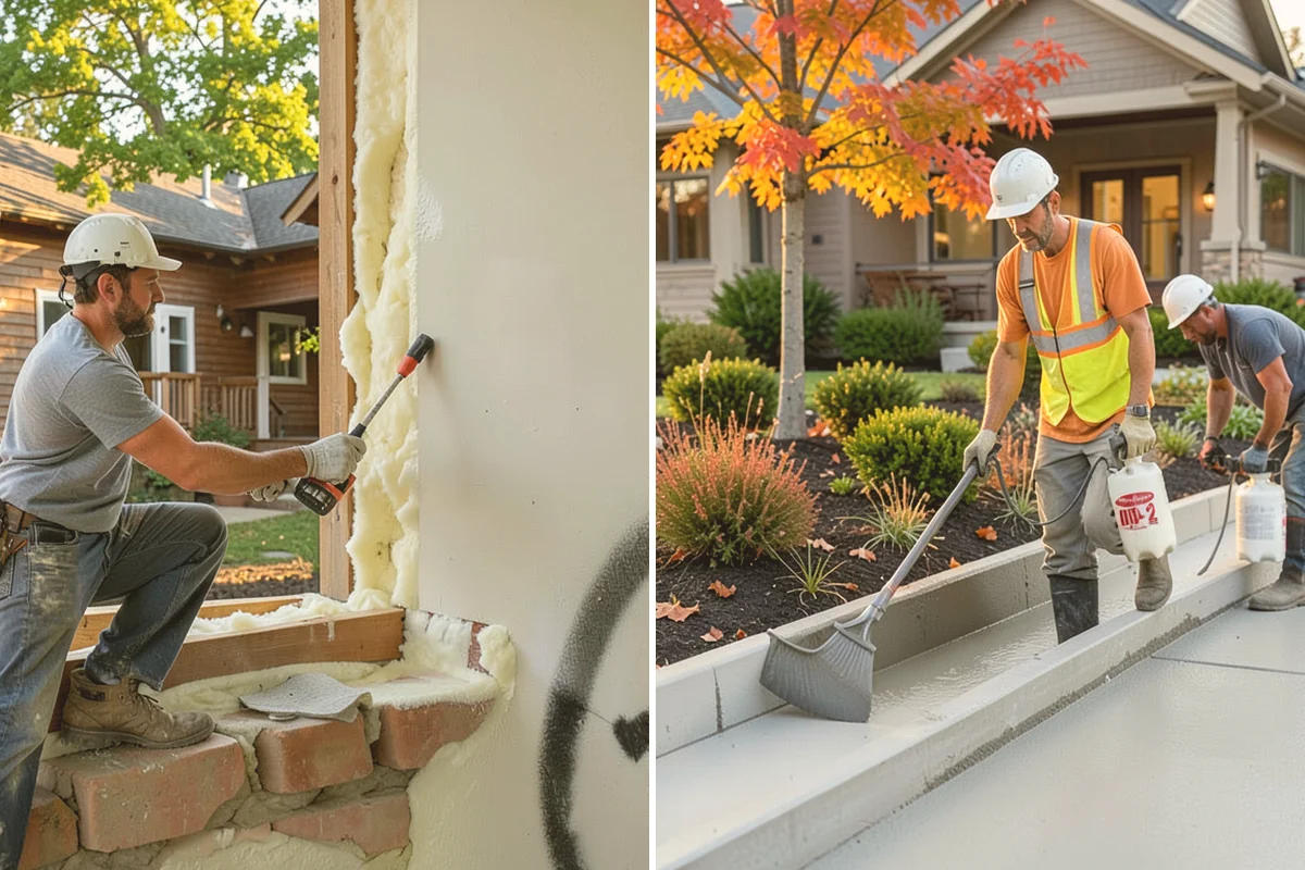 Column Wrap Installation in Fife, Pierce County, WA - Measure the posts and select wrap material