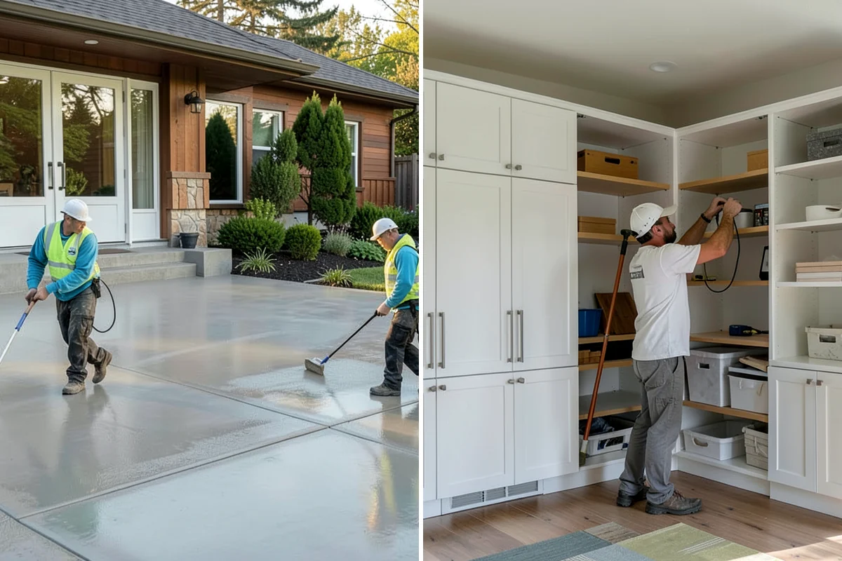 Column Wrap Installation in Fircrest, Pierce County, WA - Measure the posts and select wrap material