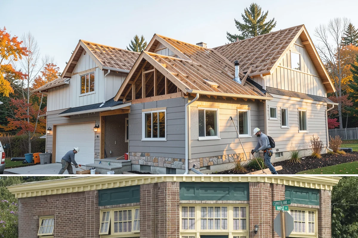 Column Wrap Installation in Hamilton, Skagit County, WA - Dry weather allows clean fitting and sealing of the wraps.