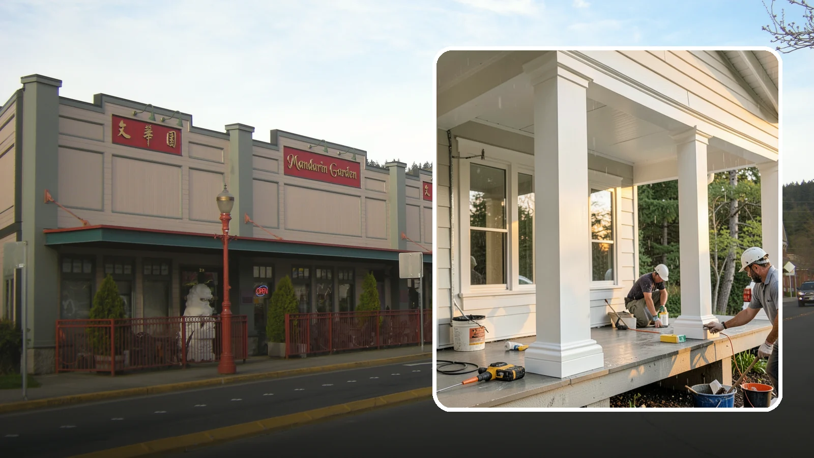 Column Wrap Installation in Issaquah, King County, WA - Column wrap installation that dresses up porch posts with a durable, finished exterior look.