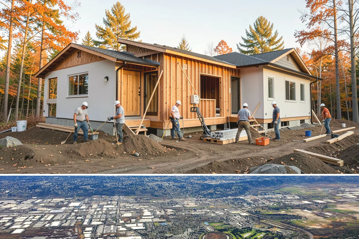 Column Wrap Installation in Kent, King County, WA - Dry weather allows clean fitting and sealing of the wraps.