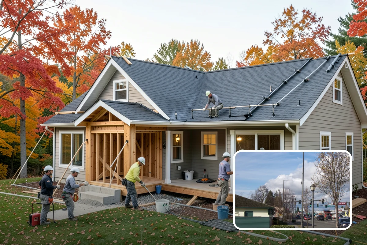 Column Wrap Installation in Marysville, Snohomish County, WA - Upgrades the look of porch and entry posts