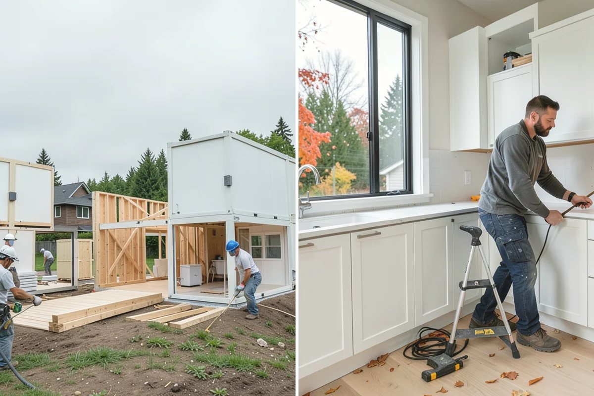 Column Wrap Installation in Monroe, Snohomish County, WA - Measure the posts and select wrap material