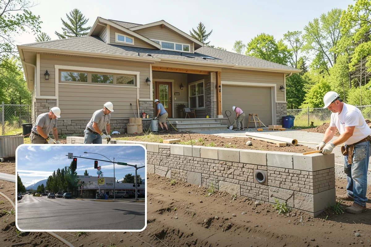 Column Wrap Installation in North Bend, King County, WA - Upgrades the look of porch and entry posts