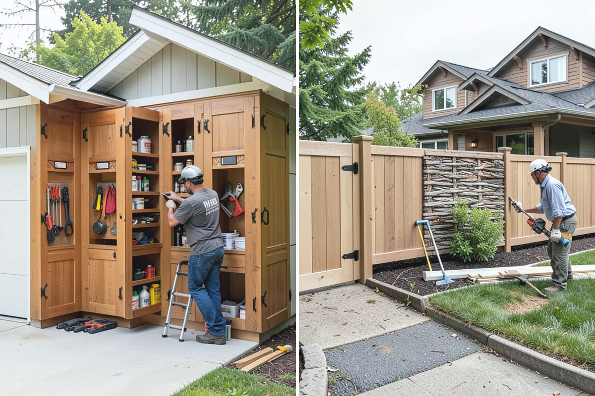 Column Wrap Installation in Renton, King County, WA - Measure the posts and select wrap material