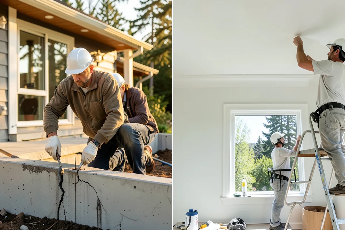 Column Wrap Installation in SeaTac, King County, WA - Measure the posts and select wrap material