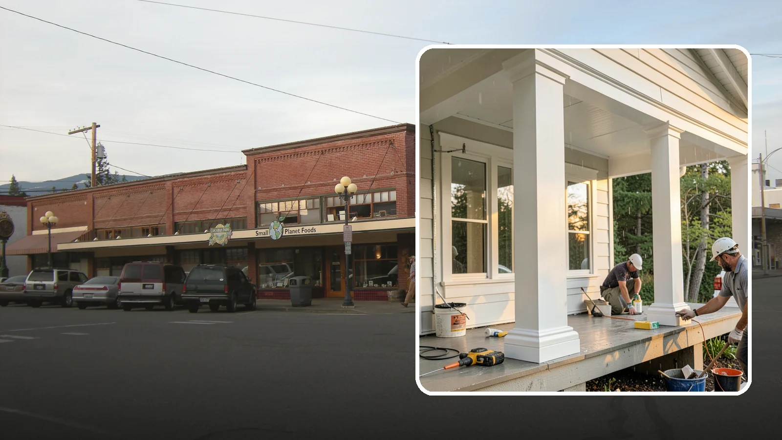 Column Wrap Installation in Sedro-Woolley, Skagit County, WA - Column wrap installation that dresses up porch posts with a durable, finished exterior look.
