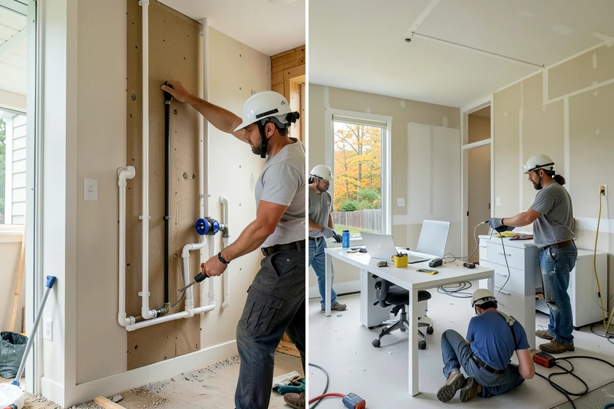 Column Wrap Installation in Snoqualmie, King County, WA - Measure the posts and select wrap material