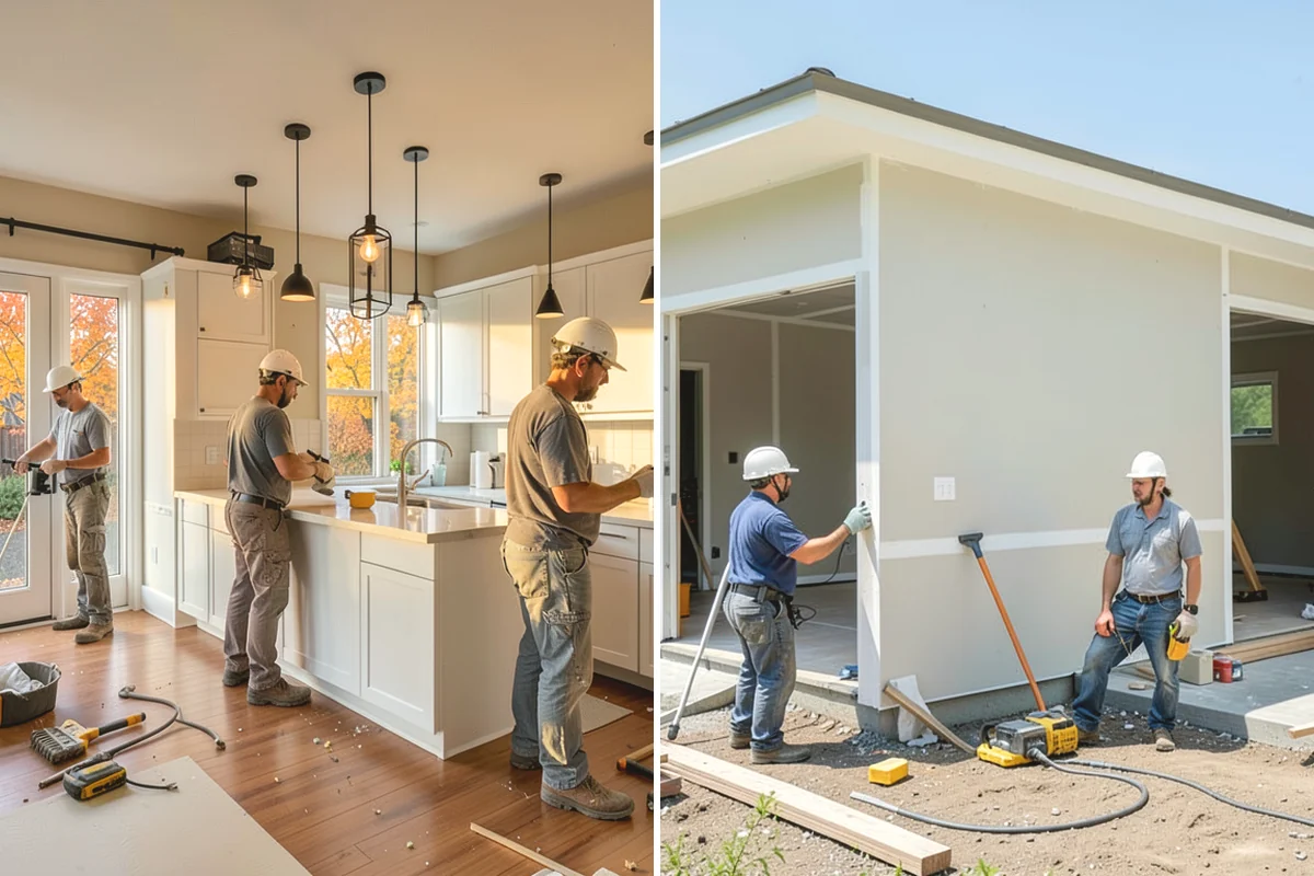 Column Wrap Installation in Steilacoom, Pierce County, WA - Measure the posts and select wrap material