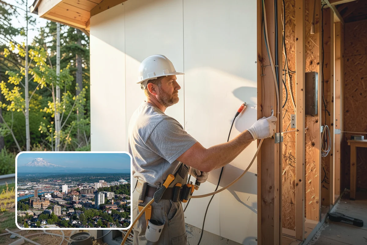 Column Wrap Installation in Tacoma, Pierce County, WA - Upgrades the look of porch and entry posts