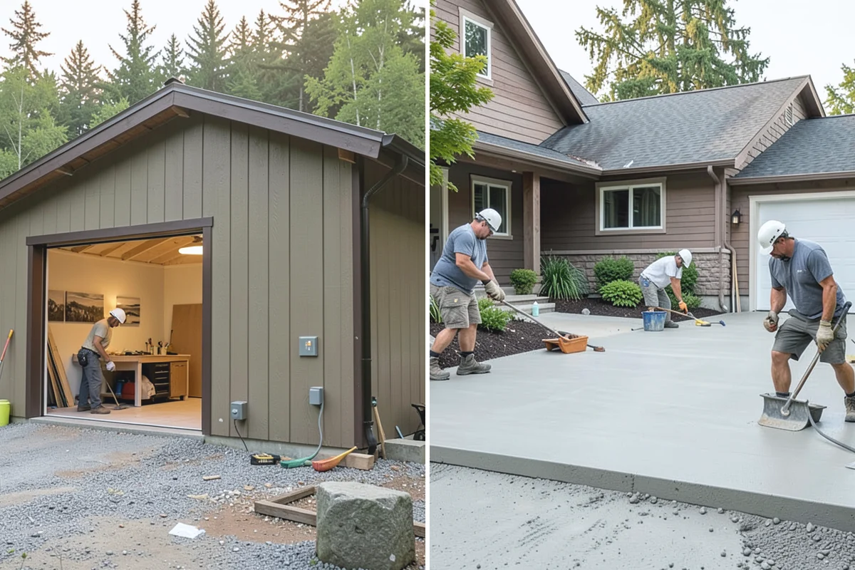 Column Wrap Installation in Woodinville, King County, WA - Measure the posts and select wrap material