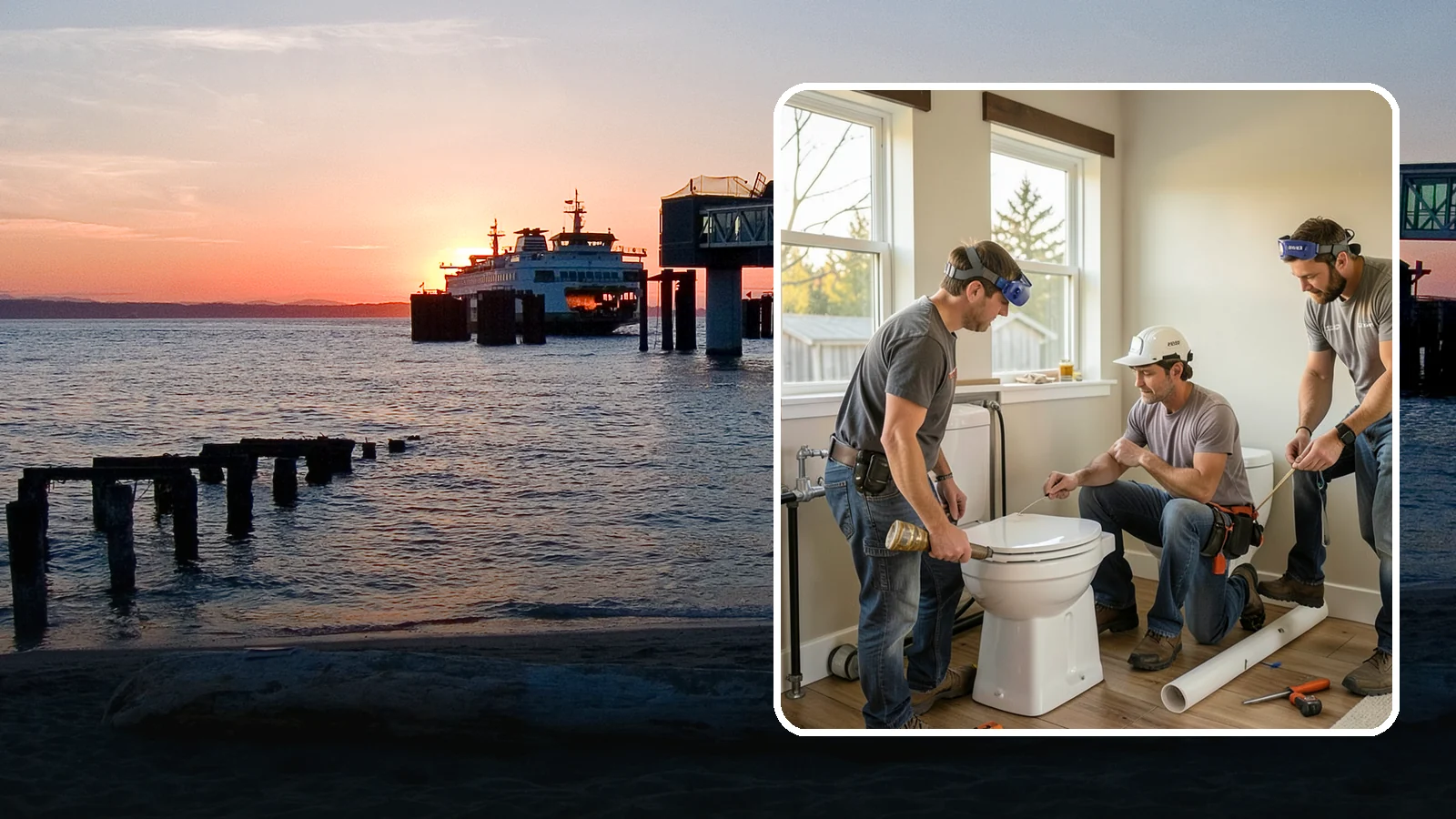 Comfort-Height Fixture Installation in Edmonds, Snohomish County, WA - We install comfort-height toilets and fixtures that reduce the strain of sitting down and standing up.