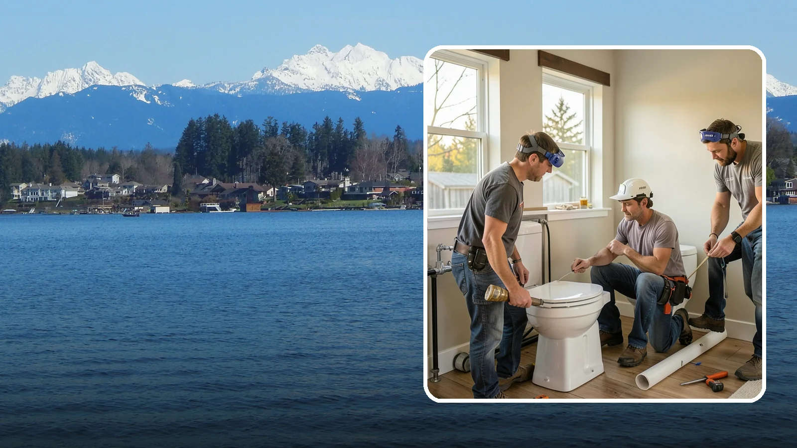 Comfort-Height Fixture Installation in Lake Stevens, Snohomish County, WA - We install comfort-height toilets and fixtures that reduce the strain of sitting down and standing up.
