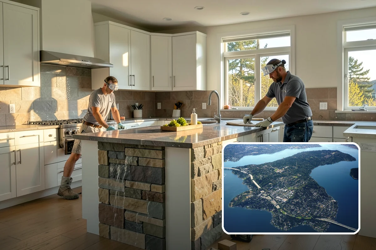Comfort-Height Fixture Installation in Mercer Island, King County, WA - Taller fixtures that ease sitting and standing
