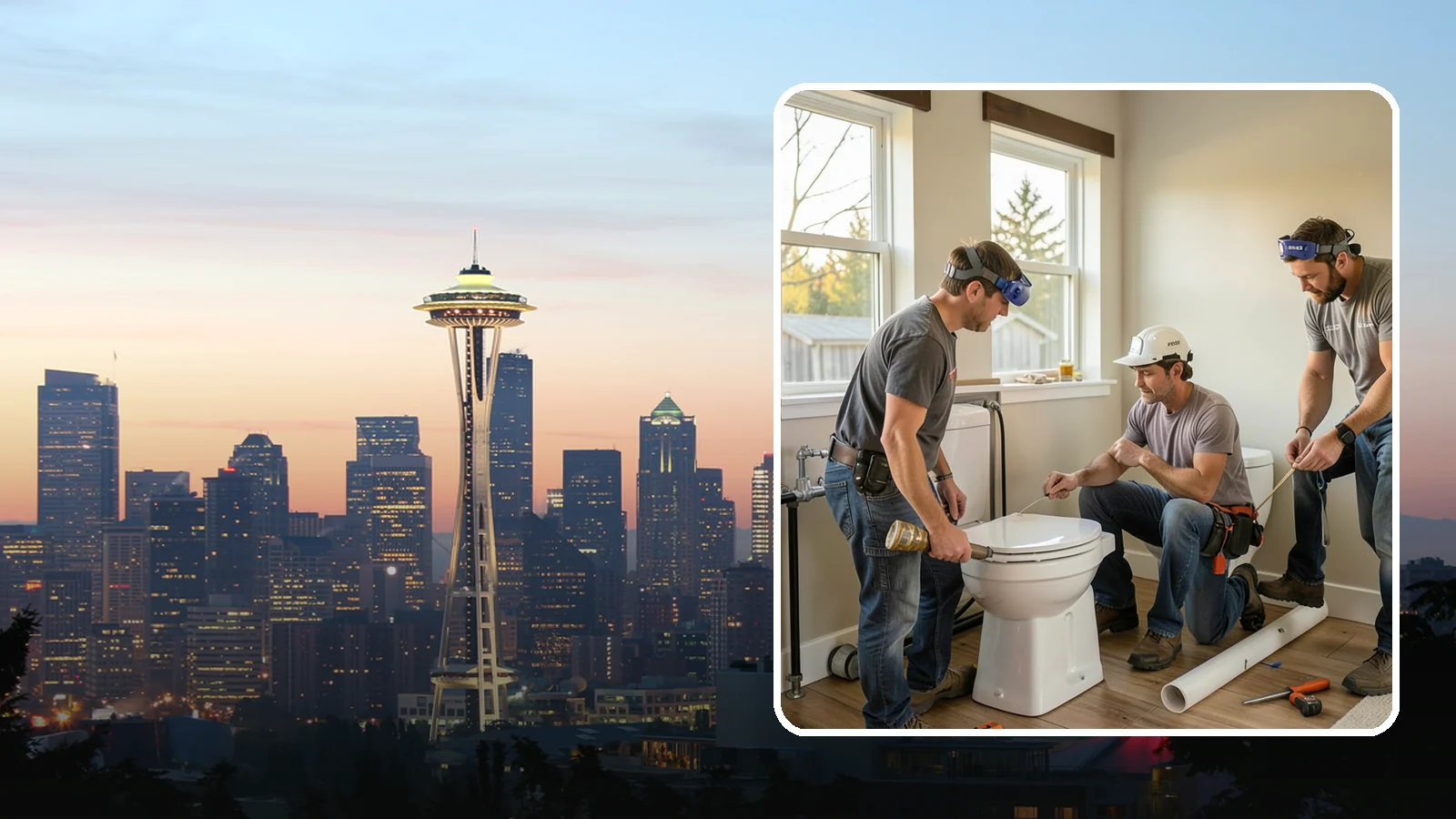 Comfort-Height Fixture Installation in Seattle, King County, WA - We install comfort-height toilets and fixtures that reduce the strain of sitting down and standing up.