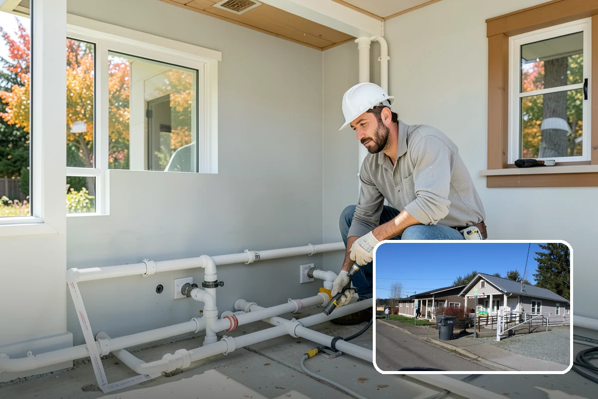Comfort-Height Fixture Installation in South Prairie, Pierce County, WA - Taller fixtures that ease sitting and standing