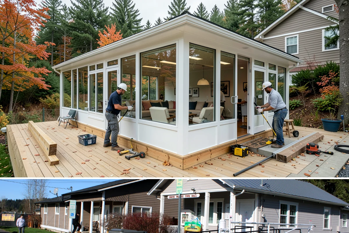 Comfort-Height Fixture Installation in South Prairie, Pierce County, WA - Fixture upgrades are indoor tasks that proceed easily in any season.
