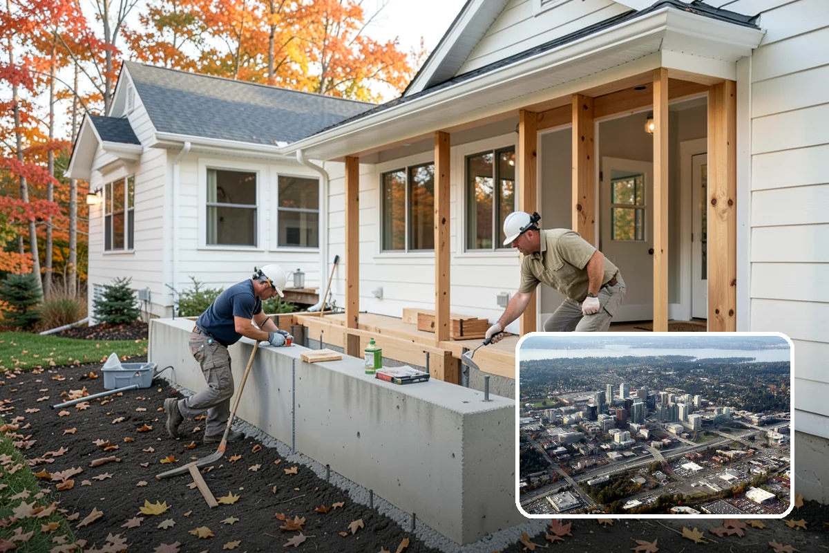 Comfort-Height Toilet Installation in Bellevue, King County, WA - Reduces strain on knees and back