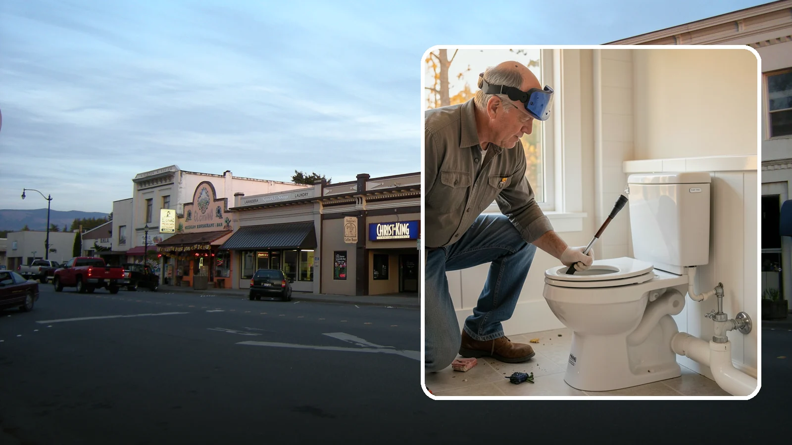 Comfort-Height Toilet Installation in Burlington, Skagit County, WA - A comfort-height toilet installation sets a taller bowl that is easier to sit down on and stand up from.