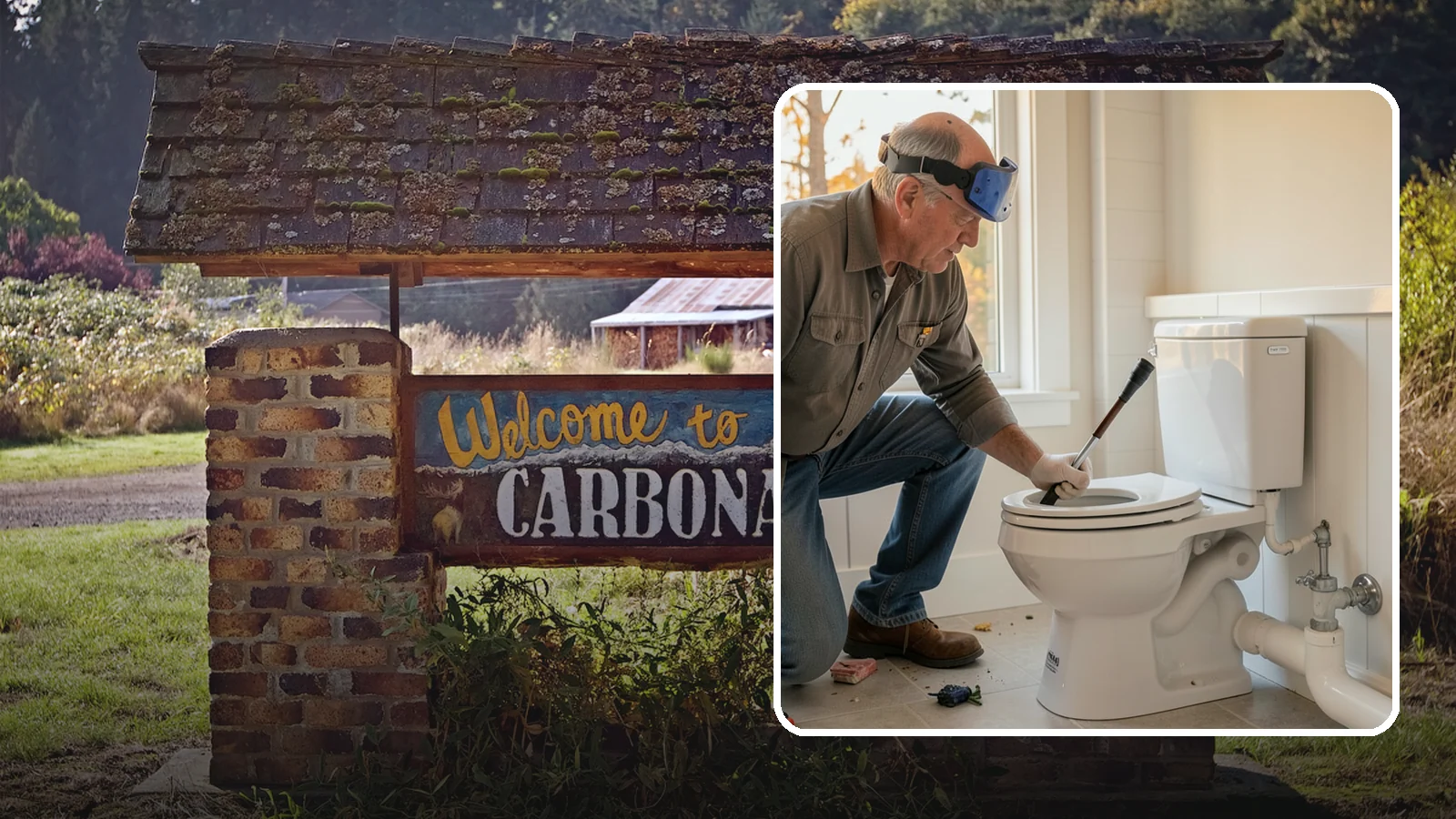 Comfort-Height Toilet Installation in Carbonado, Pierce County, WA - A comfort-height toilet installation sets a taller bowl that is easier to sit down on and stand up from.