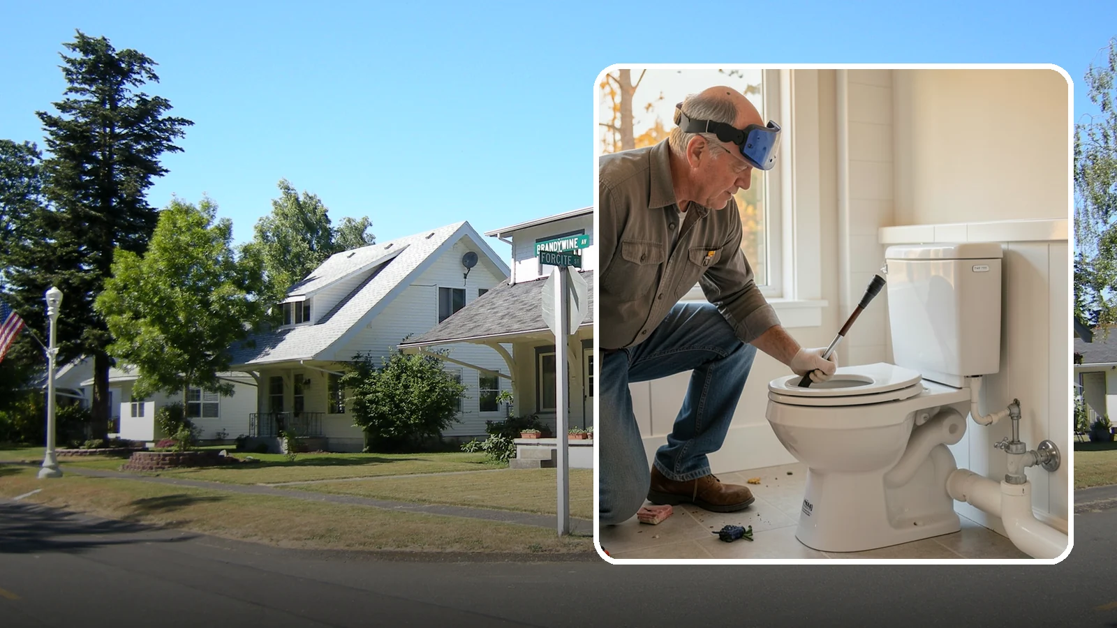 Comfort-Height Toilet Installation in DuPont, Pierce County, WA - A comfort-height toilet installation sets a taller bowl that is easier to sit down on and stand up from.
