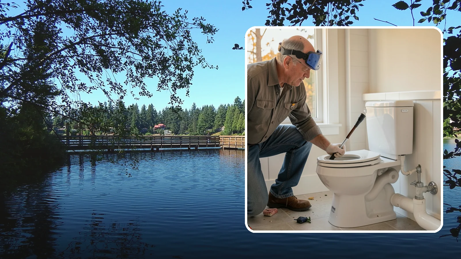 Comfort-Height Toilet Installation in Federal Way, King County, WA - A comfort-height toilet installation sets a taller bowl that is easier to sit down on and stand up from.
