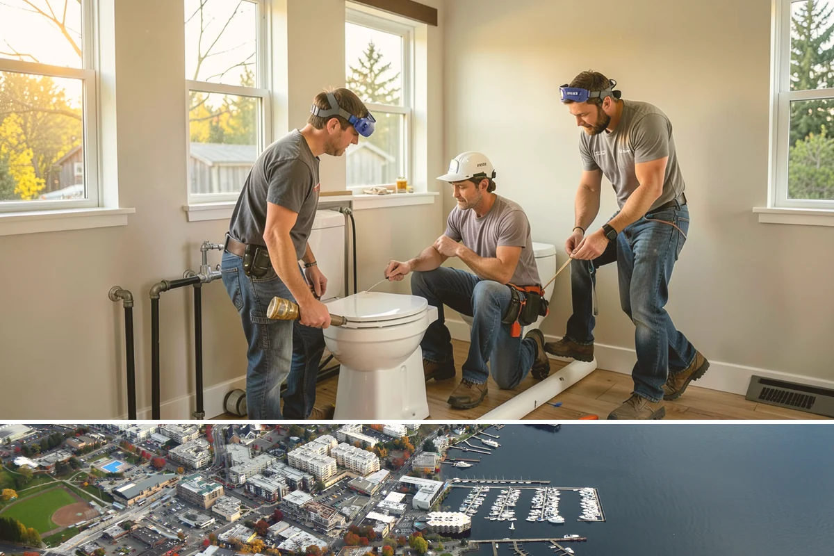 Comfort-Height Toilet Installation in Kirkland, King County, WA - This quick accessibility upgrade can be completed in any season with minimal downtime.