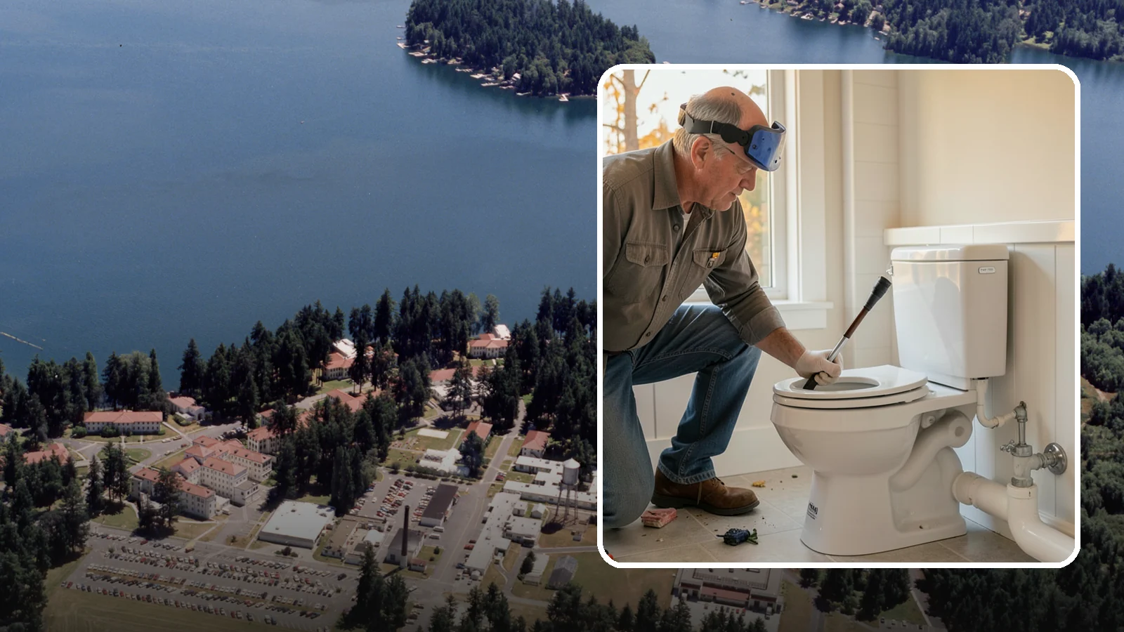 Comfort-Height Toilet Installation in Lakewood, Pierce County, WA - A comfort-height toilet installation sets a taller bowl that is easier to sit down on and stand up from.