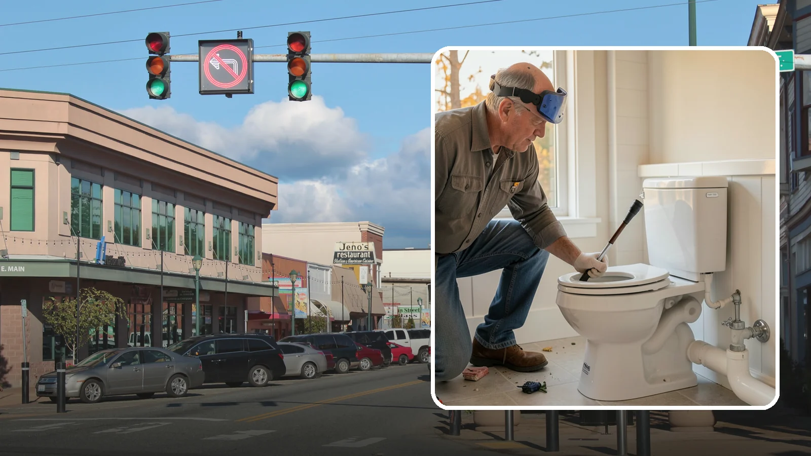 Comfort-Height Toilet Installation in Monroe, Snohomish County, WA - A comfort-height toilet installation sets a taller bowl that is easier to sit down on and stand up from.