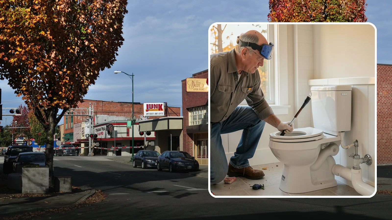 Comfort-Height Toilet Installation in Puyallup, Pierce County, WA - A comfort-height toilet installation sets a taller bowl that is easier to sit down on and stand up from.