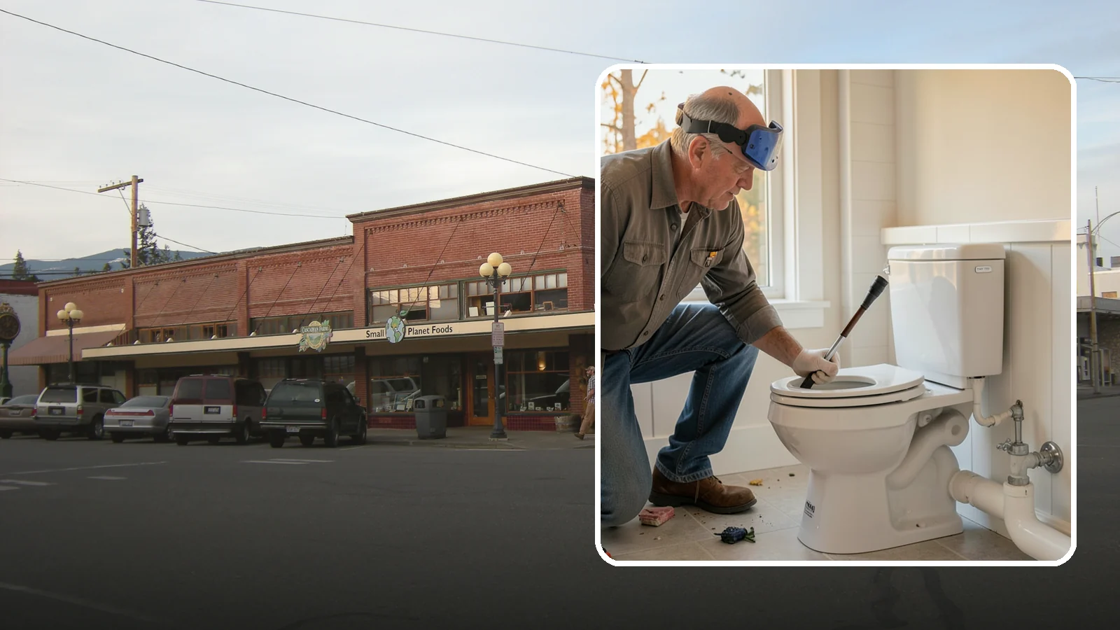 Comfort-Height Toilet Installation in Sedro-Woolley, Skagit County, WA - A comfort-height toilet installation sets a taller bowl that is easier to sit down on and stand up from.