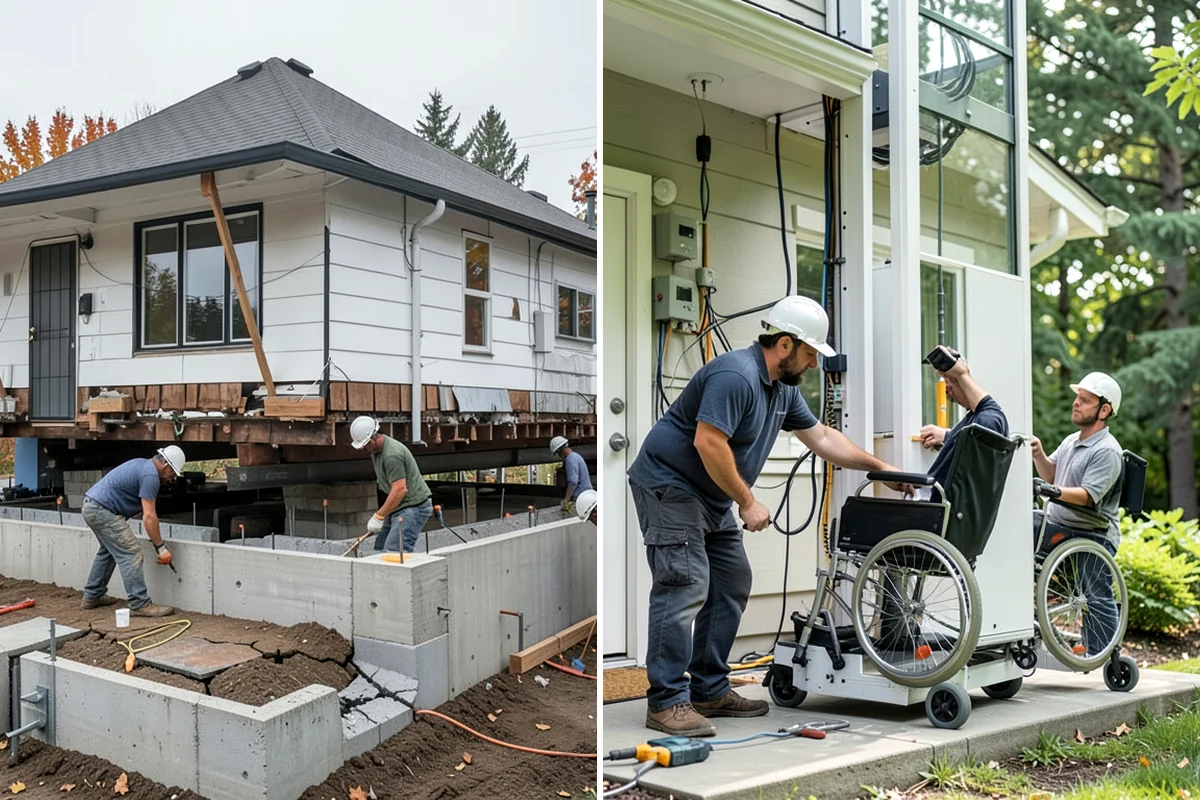 Comfort-Height Toilet Installation in Sedro-Woolley, Skagit County, WA - Remove the current toilet and check the flange