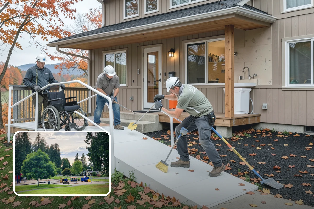 Commercial Construction in Bonney Lake, Pierce County, WA - Spaces built to meet commercial and ADA code requirements
