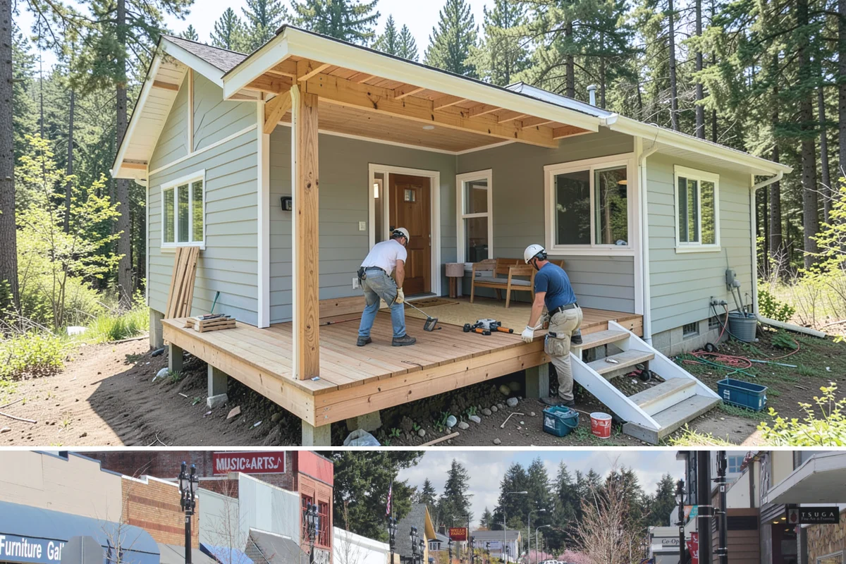 Commercial Construction in Bothell, King County, WA - Interior commercial work continues through every season, and scheduling during slower business quarters often reduces the impact...