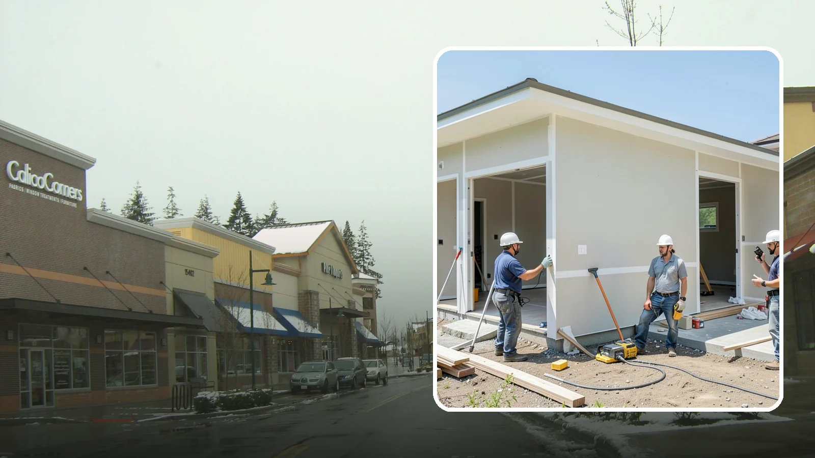 Commercial Construction in Mill Creek, Snohomish County, WA - Light-commercial construction and tenant improvements for Western Washington business owners who need durable, code-ready spaces.
