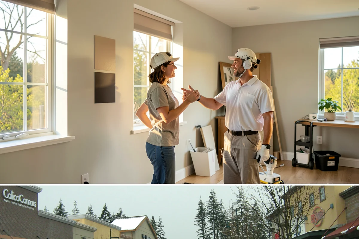 Commercial Construction in Mill Creek, Snohomish County, WA - Interior commercial work continues through every season, and scheduling during slower business quarters often reduces the impact...