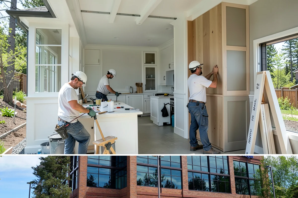 Commercial Construction in Mountlake Terrace, Snohomish County, WA - Interior commercial work continues through every season, and scheduling during slower business quarters often reduces the impact...