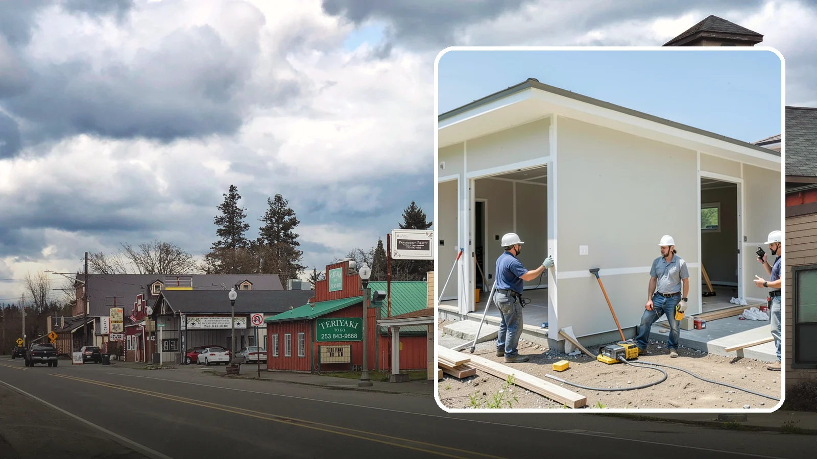 Commercial Construction in Roy, Pierce County, WA - Light-commercial construction and tenant improvements for Western Washington business owners who need durable, code-ready spaces.