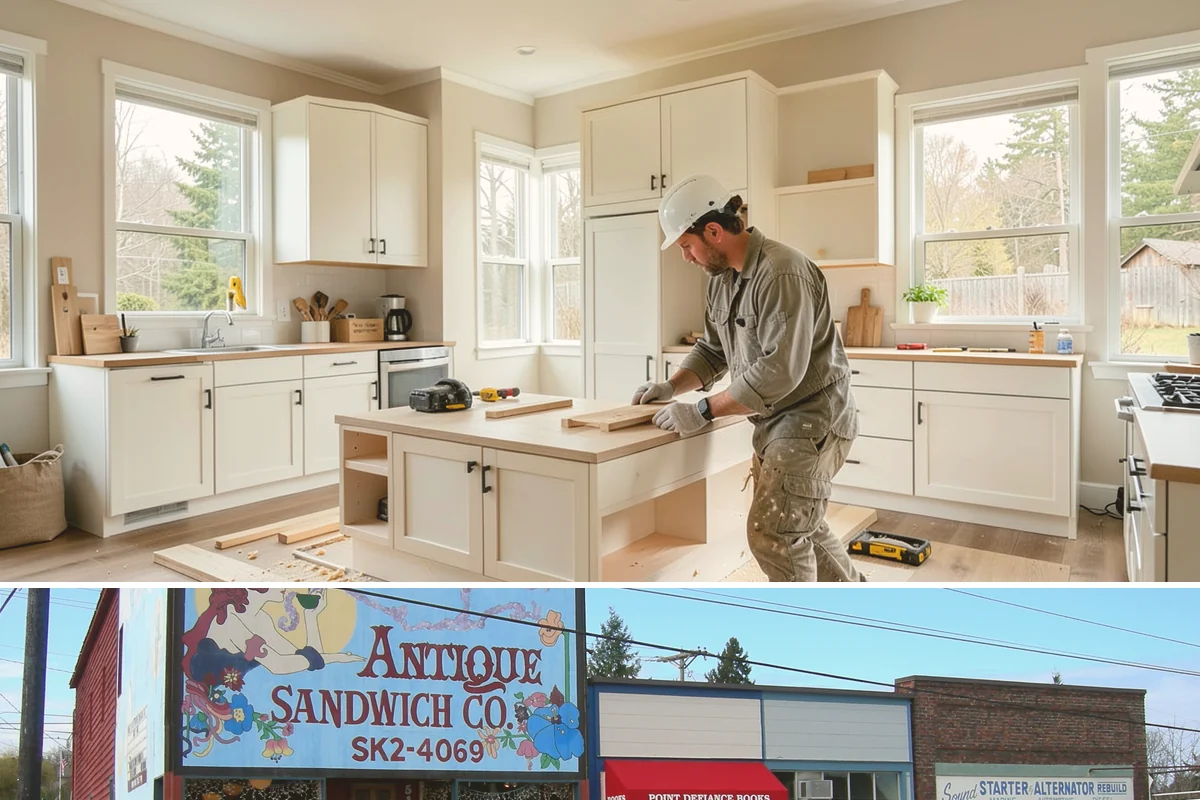 Commercial Construction in Ruston, Pierce County, WA - Interior commercial work continues through every season, and scheduling during slower business quarters often reduces the impact...