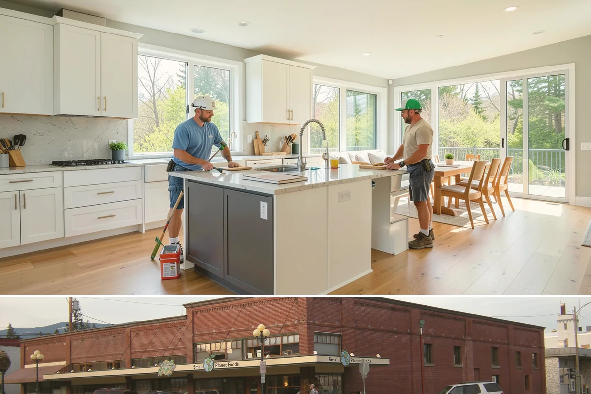 Commercial Construction in Sedro-Woolley, Skagit County, WA - Interior commercial work continues through every season, and scheduling during slower business quarters often reduces the impact...