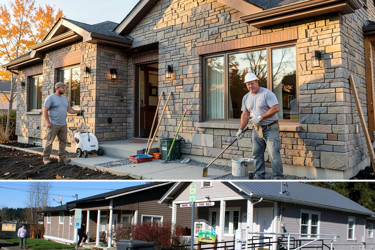 Commercial Construction in South Prairie, Pierce County, WA - Interior commercial work continues through every season, and scheduling during slower business quarters often reduces the impact...