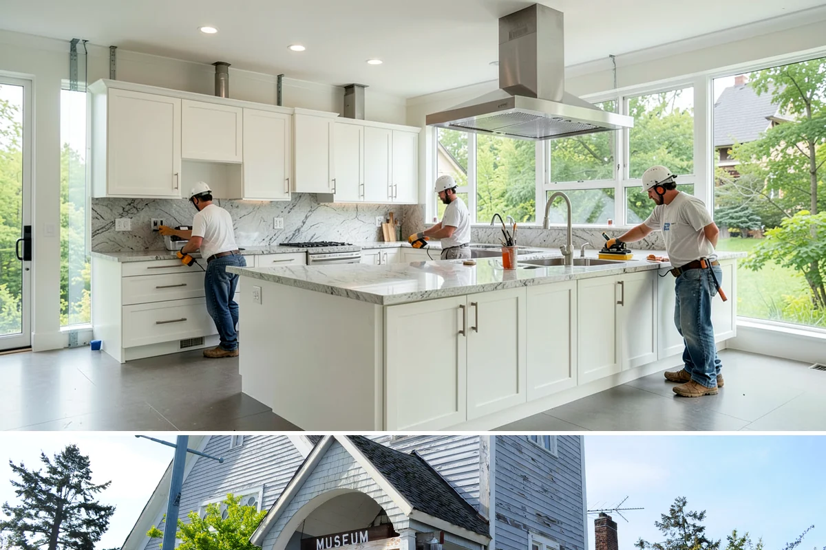 Commercial Construction in Steilacoom, Pierce County, WA - Interior commercial work continues through every season, and scheduling during slower business quarters often reduces the impact...