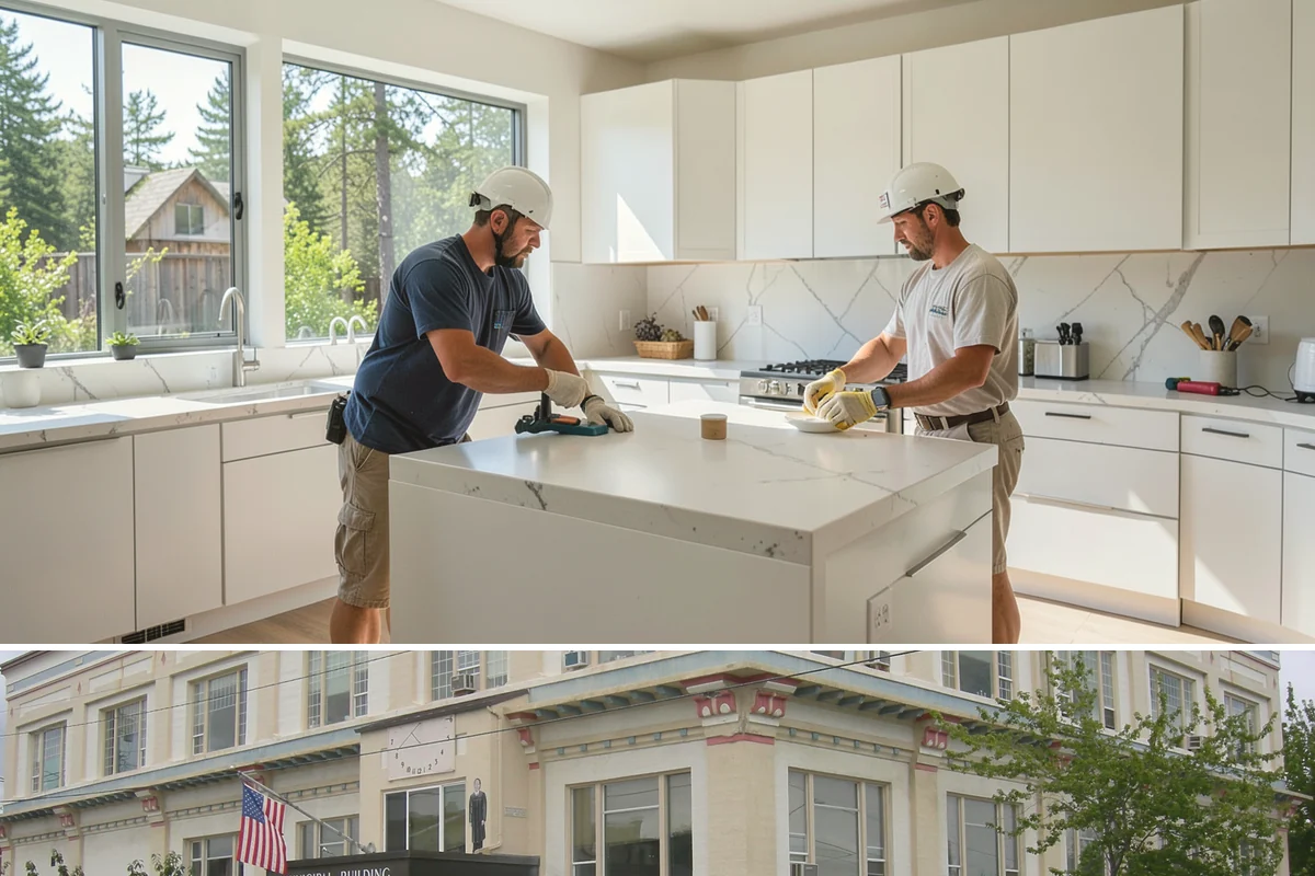 Commercial Kitchen Construction in Anacortes, Skagit County, WA - This interior work proceeds year-round, with inspection scheduling coordinated to your opening timeline.