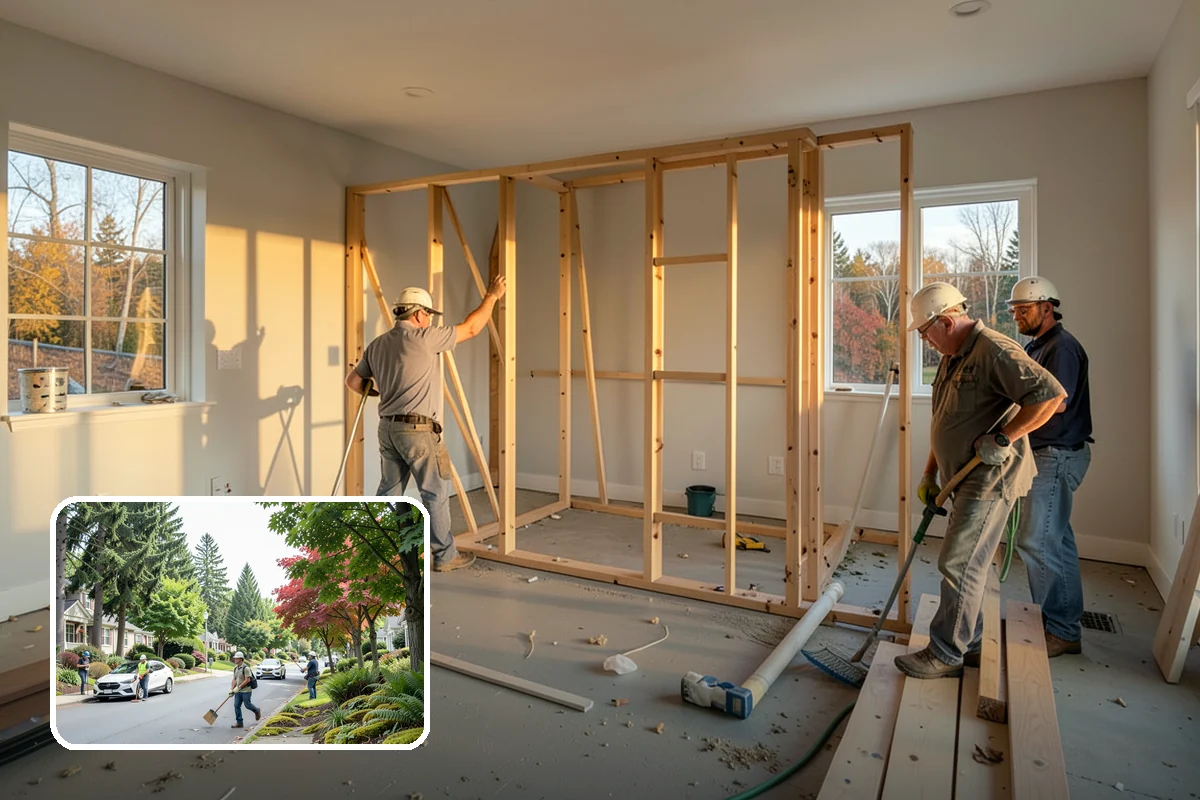 Commercial Kitchen Construction in Beaux Arts Village, King County, WA - Code-compliant hood, grease, and fire-suppression systems
