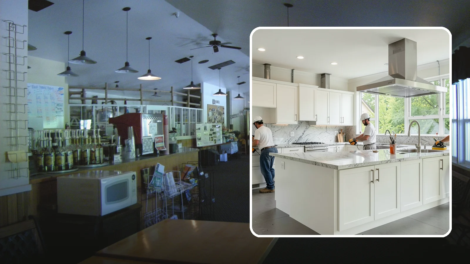 Commercial Kitchen Construction in Black Diamond, King County, WA - Construction of commercial kitchens with compliant ventilation, plumbing, and equipment.