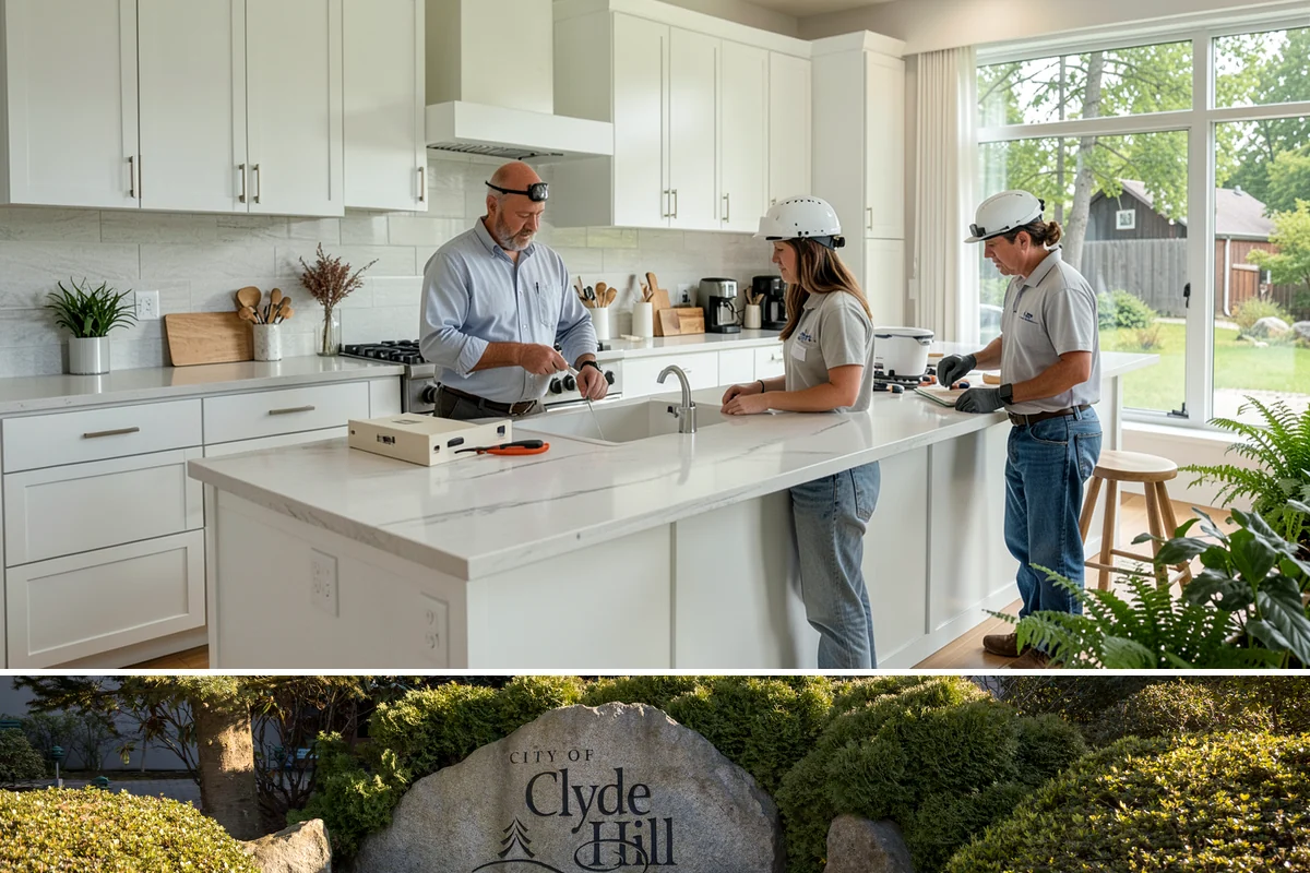 Commercial Kitchen Construction in Clyde Hill, King County, WA - This interior work proceeds year-round, with inspection scheduling coordinated to your opening timeline.