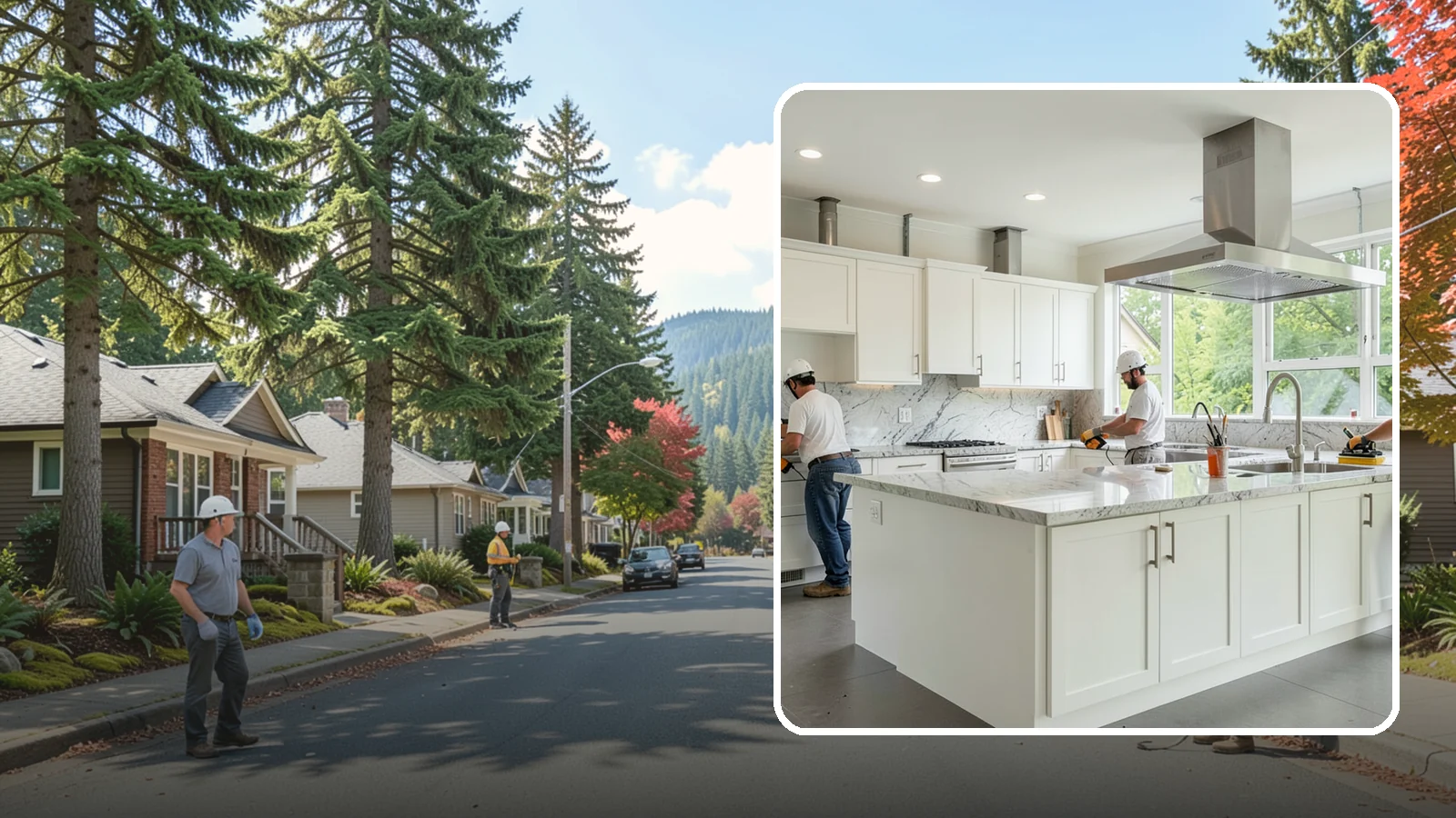Commercial Kitchen Construction in Hunts Point, King County, WA - Construction of commercial kitchens with compliant ventilation, plumbing, and equipment.