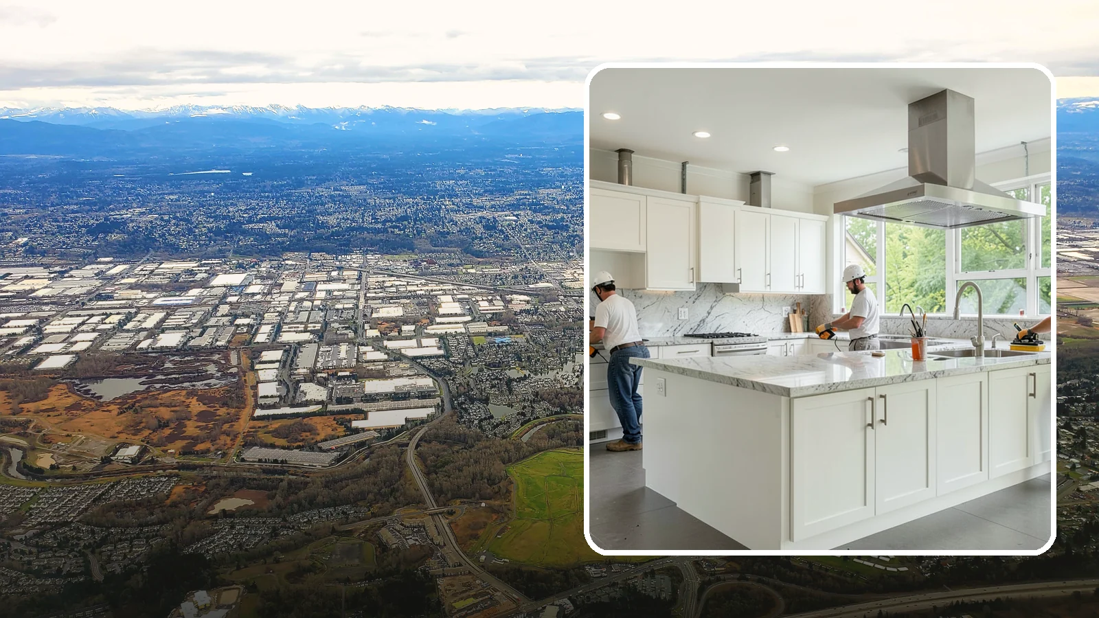 Commercial Kitchen Construction in Kent, King County, WA - Construction of commercial kitchens with compliant ventilation, plumbing, and equipment.