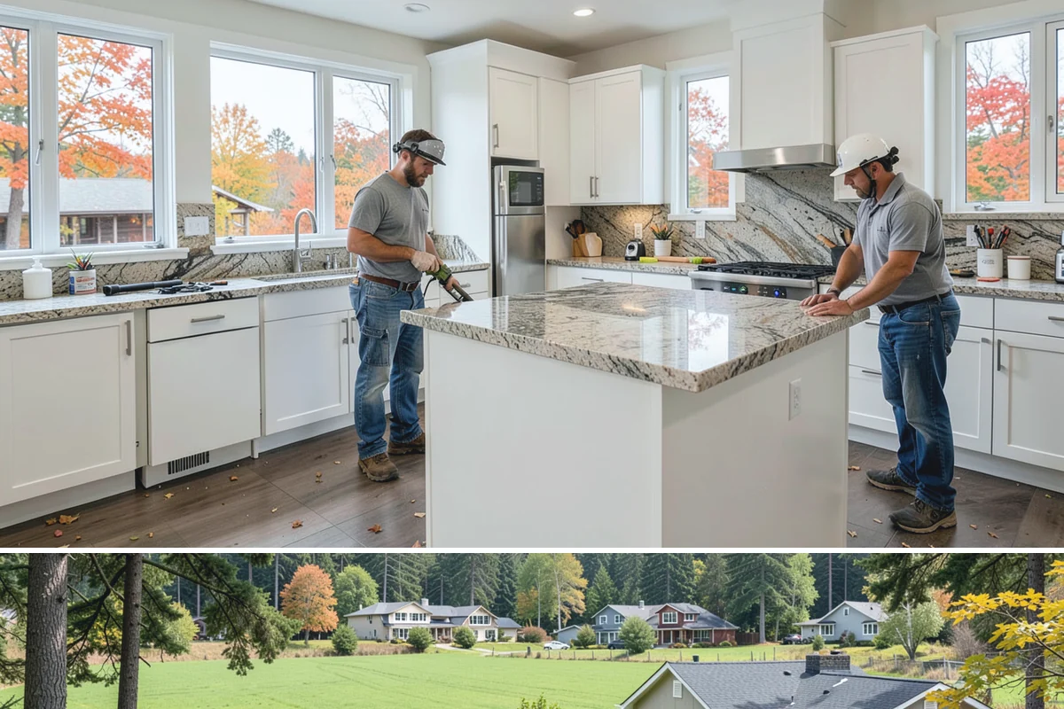 Commercial Kitchen Construction in Lyman, Skagit County, WA - This interior work proceeds year-round, with inspection scheduling coordinated to your opening timeline.