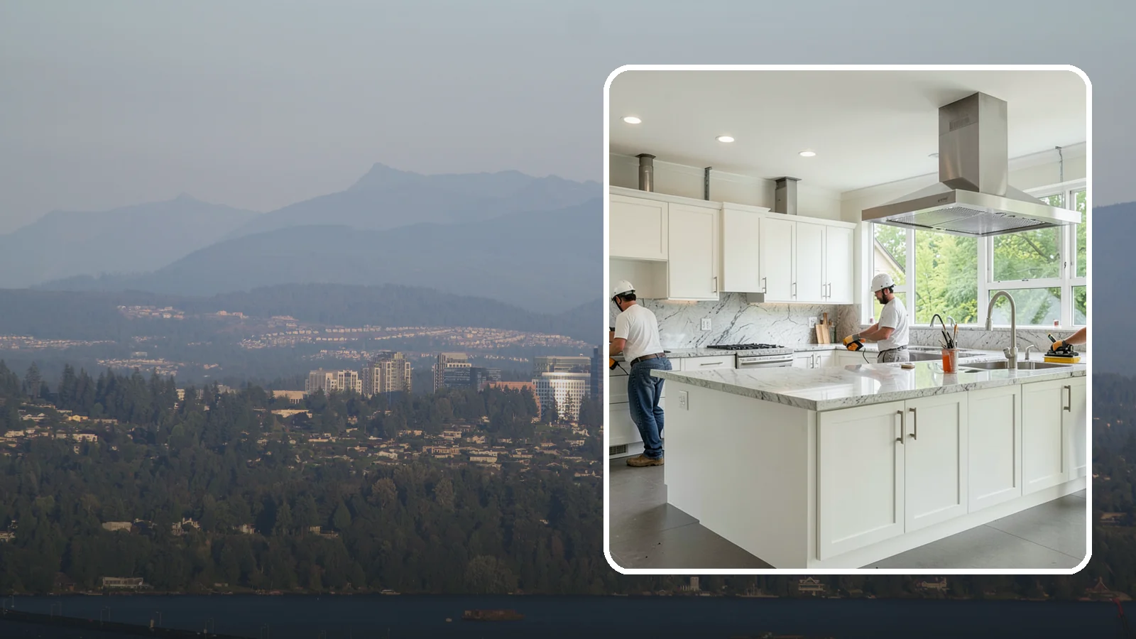 Commercial Kitchen Construction in Medina, King County, WA - Construction of commercial kitchens with compliant ventilation, plumbing, and equipment.